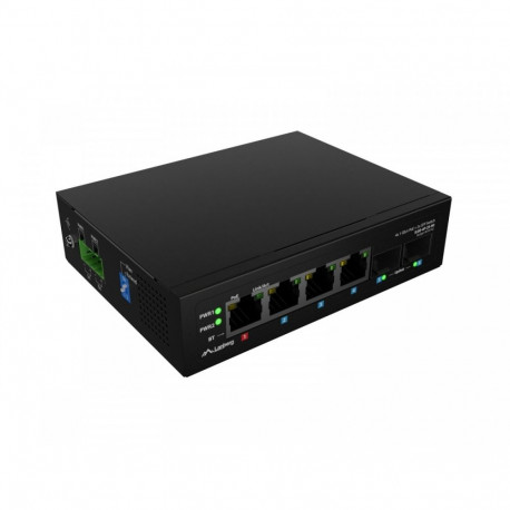 lüliti ILGE-4P-2S-90 kergetööstuslik PoE 1XBT 3XAT 2XSFP DIN Gigabit Ethernet