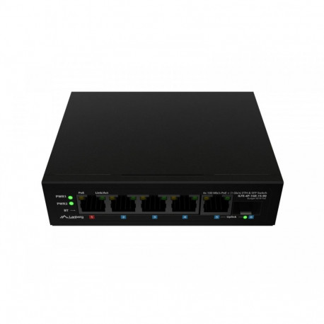 Switch Light võrgulüliti ILFE-4P-1GE-1S-90 kerge tööstuslik POE 1XBT 3AXT SFP+ ETH DIN Fast Ethernet