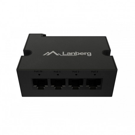 võrgulüliti Din-Fe4-At-30W 1xIn 3xOut 100MB PoE-pikendaja fast ethernet DIN-kinnitusega 30W