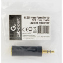 Audio adapter plug 6,35mm to 3,5mm