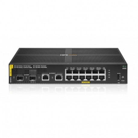 Switch Aruba Networking 6000 12G Class4 PoE 2G/2SFP 139W R8N89B