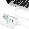 USB-jaotur CB-H5 4xUSB 3.0 5Gbps, alumiinium