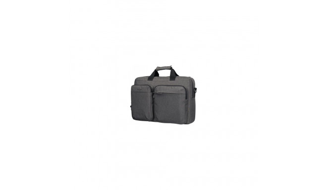 TARGUS HYBRID 16" BRIEFCASE BACKPACK, GREY