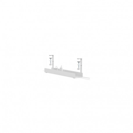 NEOMOUNTS ADS07-121WH CABLE TRAY - CLAMP-ON DESIGN – UNIVERSAL, WHITE