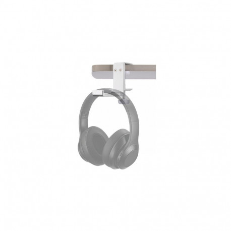 NEOMOUNTS HEADPHONE HOLDER, CLAMP MOUNTED, ALUMINUM