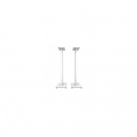 KANTO AUDIO 34" UNIVERSAL BOOKSHELF SPEAKER FLOOR STAND - WHITE (PAIR)