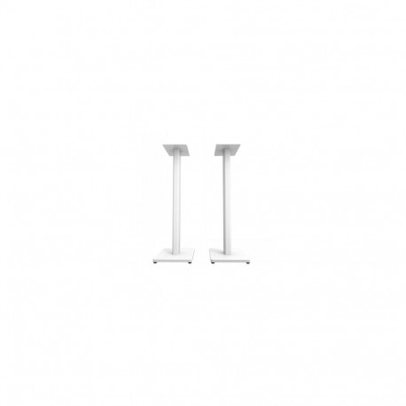 KANTO AUDIO 34" UNIVERSAL BOOKSHELF SPEAKER FLOOR STAND - WHITE (PAIR)