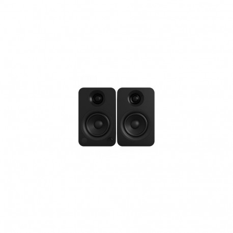 KANTO AUDIO POWERED SPEAKERS WITH BLUETOOTH® AND RCA INPUT - BLACK VINYL (INCL. TYPE C & G POWER COR