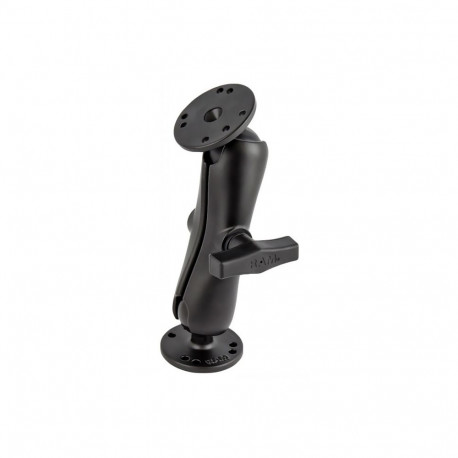 RAM MOUNTS C-KOKO MEDIUM KIINNITYSVARSI + 2X C-KOKO 1.5" KUULA PYÖREÄ 2.5" ALUSTA