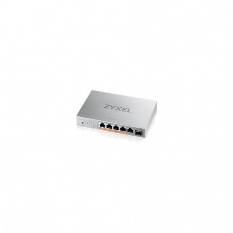 ZYXEL XMG-105 5 PORTS 2,5G + 1 SFP+, 4 PORTS 70W TOTAL POE++ DESKTOP MULTIGIG UNMANAGED DESKTOP SWIT