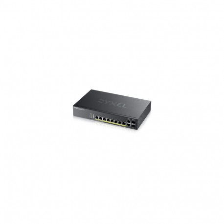 ZYXEL GS2220-10HP,EU REGION,8-PORT GBE L2 POE SWITCH WITH GBE UPLINK (1 YEAR NCC PRO PACK LICENSE BU