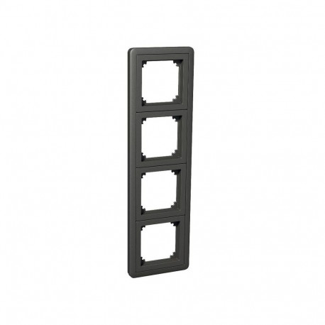 SCHNEIDER ELECTRIC EXXACT COMBI 4-GANG FRAME ANTHRACITE
