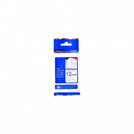 BROTHER TZFA3 12 BLUE ON WHITE FABRIC
