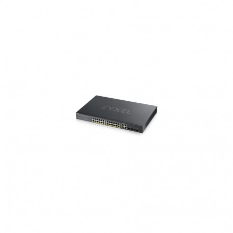 ZYXEL GS1920-24HPV2, 28 PORT SMART MANAGED POE SWITCH 24X GIGABIT COPPER POE AND 4X GIGABIT DUAL PER