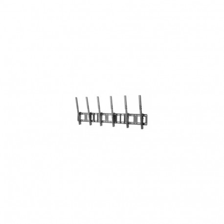 NEWSTAR FLAT SCREEN WALL MOUNT FOR MENU BOARD - 3 SCREENS - PORTRAIT 45-50" BLACK