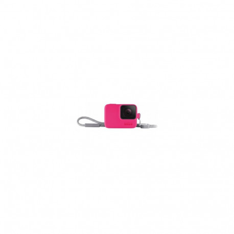 GOPRO SLEEVE + LANYARD ELECTRIC PINK