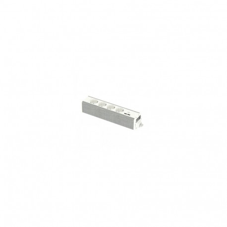 SCHNEIDER ELECTRIC UNICA SYSTEM+ MOD.UNIT 4XSCHUKO+USBA/C WHITE/GREY