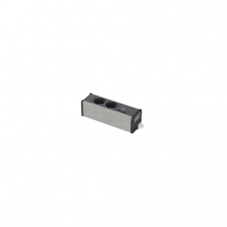 SCHNEIDER ELECTRIC UNICA SYSTEM+ MOD.UNIT 2XSCHUKO+USBA/C ANTHR/GREY