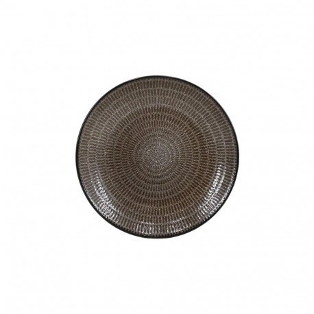 SALAD PLATE 19.5CM BROWN CHESTNUT NOIR