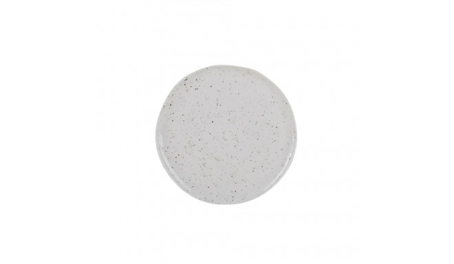 SALAD PLATE 21.8CM WHI DOT STRACCIATELLA