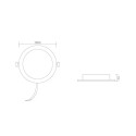 RECESSED LED LIGHT EPIRUS 9W ROUND