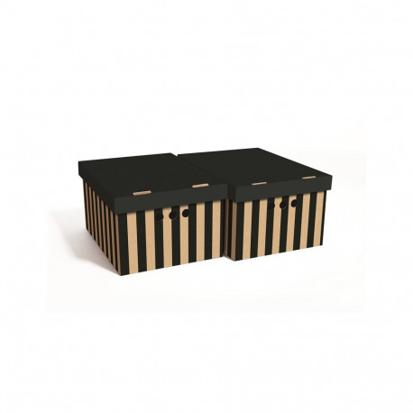 FOLDABLE CARTON BOXSET A4 2PCS DOTS