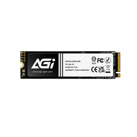 SSD|AGI|300xTBW rating|MTBF 1600000 h|Read speed 3000 MB/s|Write speed 1400 MB/s|NVMe Yes|PCI Expres