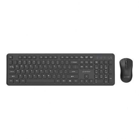 KEYBOARD +MOUSE WRL ENG/BK KBS-WPS-01 GEMBIRD