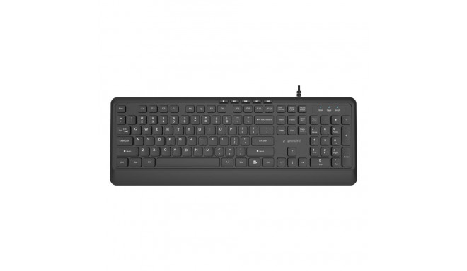KEYBOARD MULTIMEDIA USB ENG/BLACK KB-MCH-05 GEMBIRD