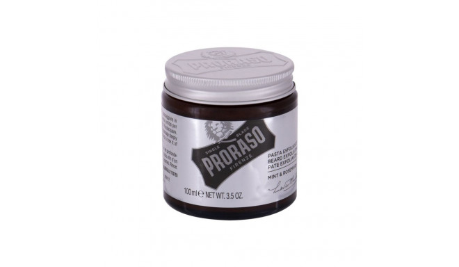 PRORASO Mint & Rosemary Beard Exfoliating Paste (100ml)