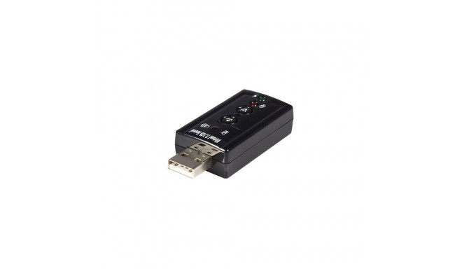 "Virtual 7.1 USB Stereo Audio Adapter External Sound Card"