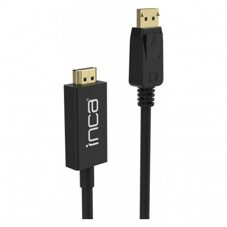 "INCA DisplayPort zu HDMI,Kabellä.1,8 m,10,2 Gbit/s (max.)"