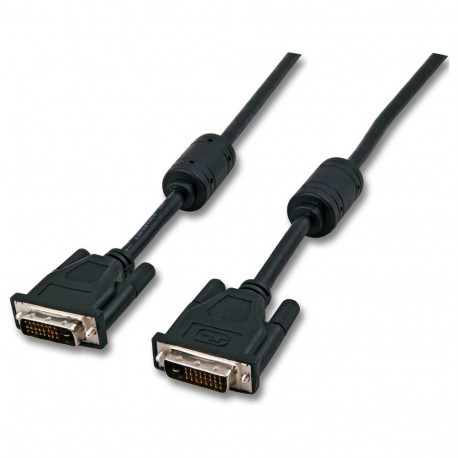 "EFB DVI-D Dual Link,2x DVI-D 24+1,St.-St.,AWG 28.5m,sw"