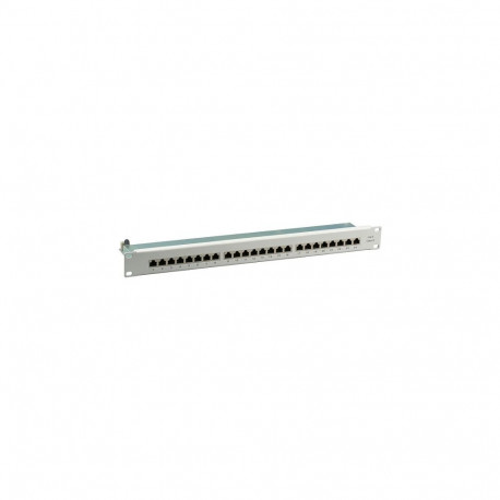"EFB Patchpanel STP 24xRJ45 Cat.6, 19 1HE, RAL7035 grau"
