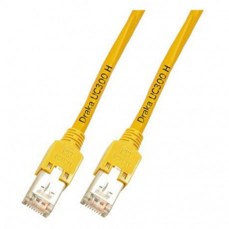"EFB RJ45 Patchkabel Cat.5e F/UTP LSZH Draka UC300 TM11 gelb 0,15m"