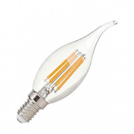 "Synergy 21 LED Retrofit E14 Kerze klar geschweift 4,5W ww"