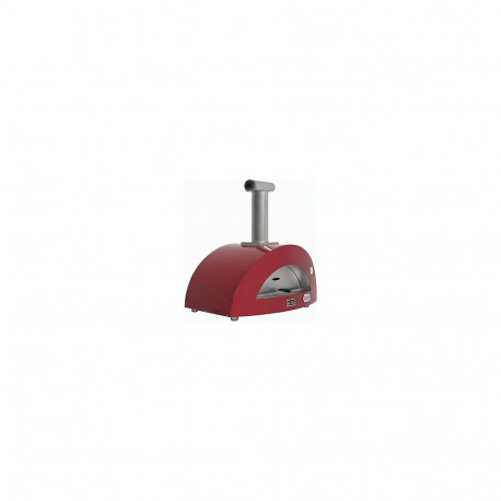 "Alfa Forni Moderno 3 Pizze Holz Antik Rot"