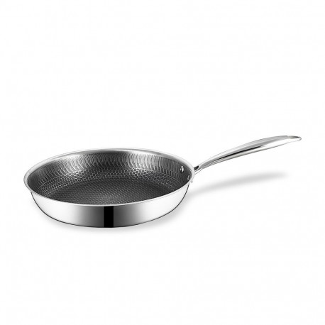 Frying Pan - Maestro MR-1214 20 cm Stainless Steel Non-Stick Oven Safe Silver