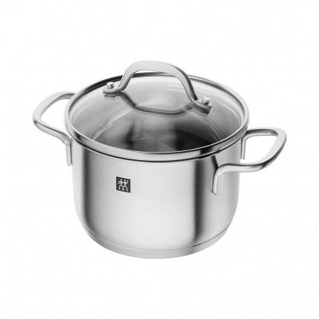 Cookware Set - ZWILLING PICO Pan Set 4 pc Stainless Steel, 1L Each, 16 cm Frying Pan, Silver
