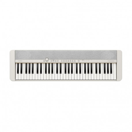 Keyboard - Casio CT-S1 61 Keys Digital Synthesizer USB Headphone Outputs White
