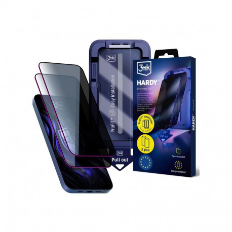 3mk privaatsuskaitseklaas Hardy Privzone 9H Apple iPhone 15/16