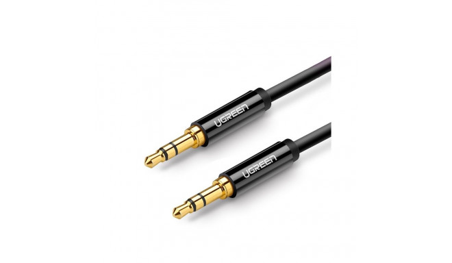 UGREEN aux-kaabel mini-jack 3,5mm 1m, must