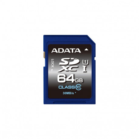 Premier 64 GB SDXC (blau, UHS-I U1, Class 10)