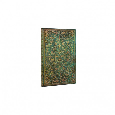 Raamatkalender 2027 18 kuud Paperblanks Nature’s Grace Emerald Flower Maxi nädal vertikaalne