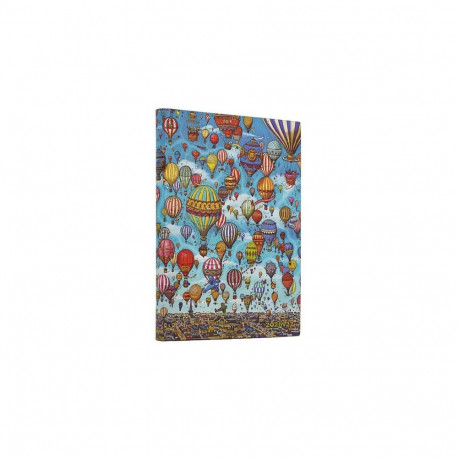 Raamatkalender 2027 18 kuud Paperblanks Pierre the Maze Detective Balloon Festival Midi nädal horiso