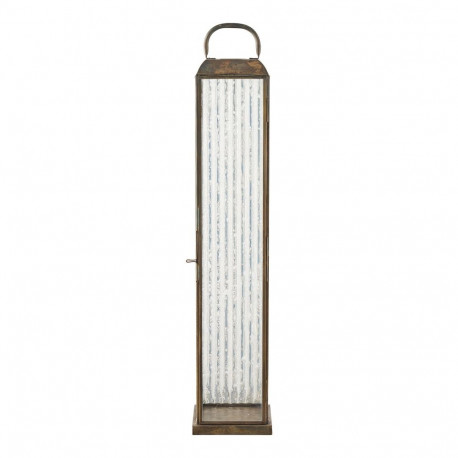 Latern HERSLEV 12x12x60 cm, antiikne messing välimus