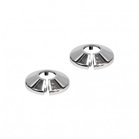 rõngad torudele 18mm kroom 2 tk