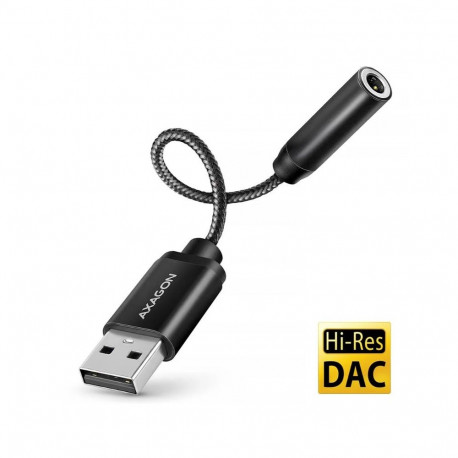 ADAPTER USB-C TO AUDIO 3.5MM/DAC 0.1M ADA-HA AXAGON