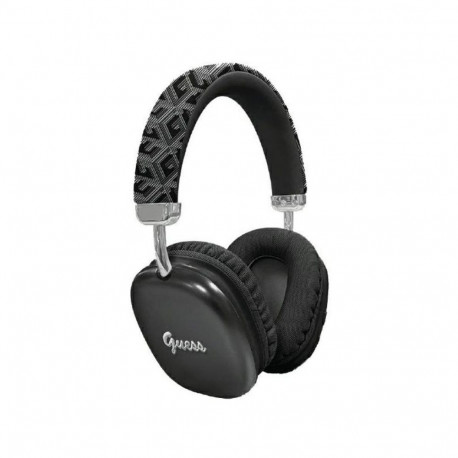 Guess Gcube Metallic Script Logo Bluetooth Black