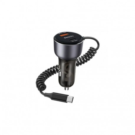 yesido Y56 60W Fast Charging Car Charger | Built-in Type-C car cigarette lighting port charger adapt